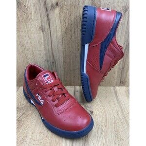 Fila Original Fitness Sneakers Mens 8 Red Navy White 90's Hip Hop 11F16LT-640